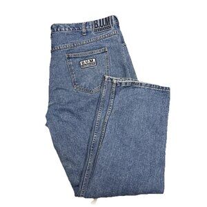B.U.M. Equipment Men’s Blue Jeans 90s Vintage Y2K Straight Leg Denim 40X30